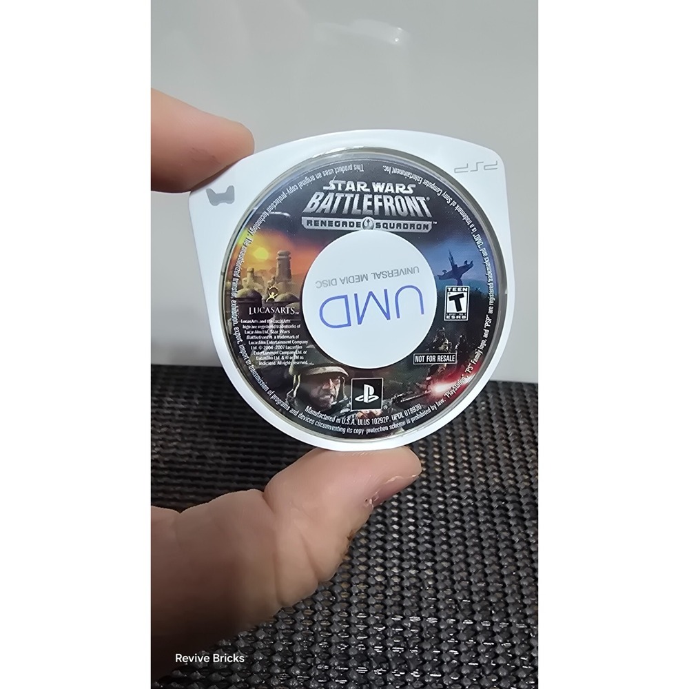 Star Wars: Battlefront Renegade Squadron (Sony PSP, 2007) Game Only Tested Great